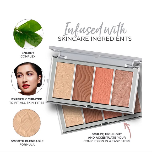 PUR 4-in-1 Skin-Perfecting Palette Medium/Tan $34 CLEAN BEAUTY - Picture 4 of 8